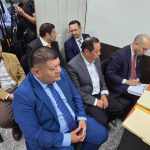 El director administrativo del Ministerio de Salud, Edwin Romeo Sican, se entregó a la justicia para enfrentar proceso por el caso Unops. Foto La Hora: Sergio Osegueda