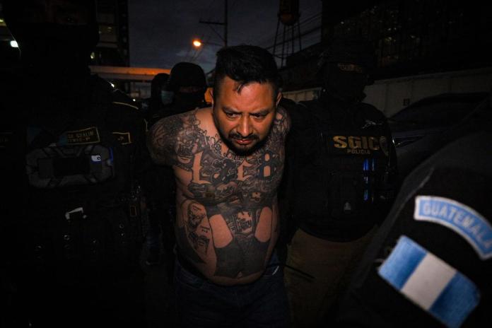 La recaptura de Heber Jonathan Sinay Dionicio se efectuó en una vivienda ubicada en la aldea Las Anonas, San José Pinula, Guatemala. Foto La Hora: Daniel Ramírez