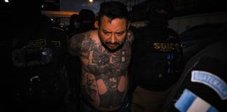 La recaptura de Heber Jonathan Sinay Dionicio se efectuó en una vivienda ubicada en la aldea Las Anonas, San José Pinula, Guatemala. Foto La Hora: Daniel Ramírez