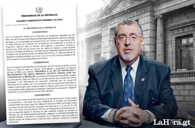 Los cinco puntos que dieron paso al veto del decreto 09-2025 que exonera los estudios de impacto ambiental.