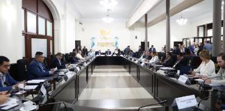 Los diputados aprobaron en instancia de jefes de bloque los órdenes para las dos plenarias de la semana. Foto: Congreso de la República
