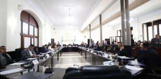 Los jefes de bloque aprobaron los órdenes del día para que los diputados aprueben en redacción final algunas iniciativas de ley. Foto: Congreso de la República