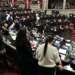 El Congreso de la República buscó aprobar una enmienda para que salubristas fueran incluidos en el renglón 011. Foto La Hora: José Orozco