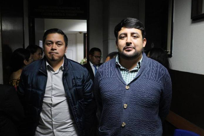 El Ministerio Público presentó su imputación de cuatro delitos en contra de los estudiantes Pedro Ros y Christopher Morales. Foto La Hora: Daniel Ramírez