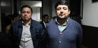 El Ministerio Público presentó su imputación de cuatro delitos en contra de los estudiantes Pedro Ros y Christopher Morales. Foto La Hora: Daniel Ramírez