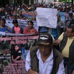 Bloqueos por parte de veterano y expatrulleros. Foto La Hora: Fabricio Alonzo.