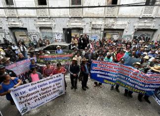 Quiénes son los veteranos y expatrulleros que protestan en Guatemala y cuáles son sus demandas Foto: La Hora/ Fabricio Alonzo