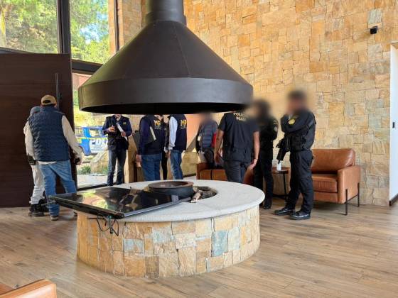 Mansión construida en la Finca El Nacimiento. Foto La Hora: MP