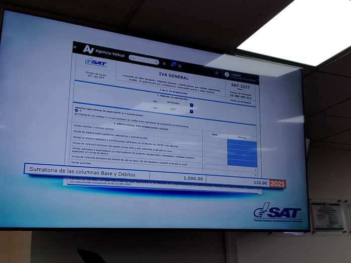 formulario SAT-2237 del IVA