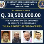 Yulan Adonay Archaga, es uno de los líderes de MS-13 y mas buscados por el FBI. Foto La Hora: US Embassy Guatemala