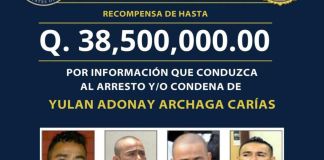 Yulan Adonay Archaga, es uno de los líderes de MS-13 y mas buscados por el FBI. Foto La Hora: US Embassy Guatemala