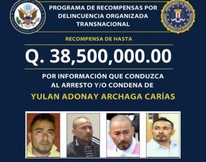 EE.UU. ofrece recompensa de Q38.5 millones por uno de los líderes de la MS-13 más buscados por el FBI