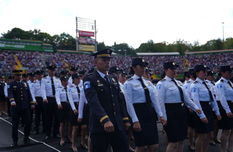 Altos mandos de la PNC informaron que el bono de Q5 mil se entregará a fin de año. Foto La Hora: PNC