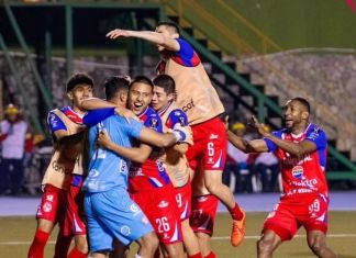 El cuadro quetzalteco dejó fuera en la semifinal a Real España y ahora espera vencer a Alajuelense en la final de la Copa Centroamericana. Foto La Hora: Xelajú MC