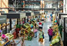 El Mercado San Miguelito en El Salvador, reabrió sus puertas a cuatro años de que un incendio consumiera la antigua central de abastos. Foto La Hora: Dirección de Mercados Nacionales, El Salvador