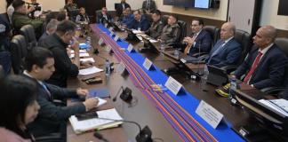 El ministro de Gobernación, Marco Antonio Villeda, en citación en el Congreso este 12 de noviembre. Foto: La Hora / Fabricio Alonzo