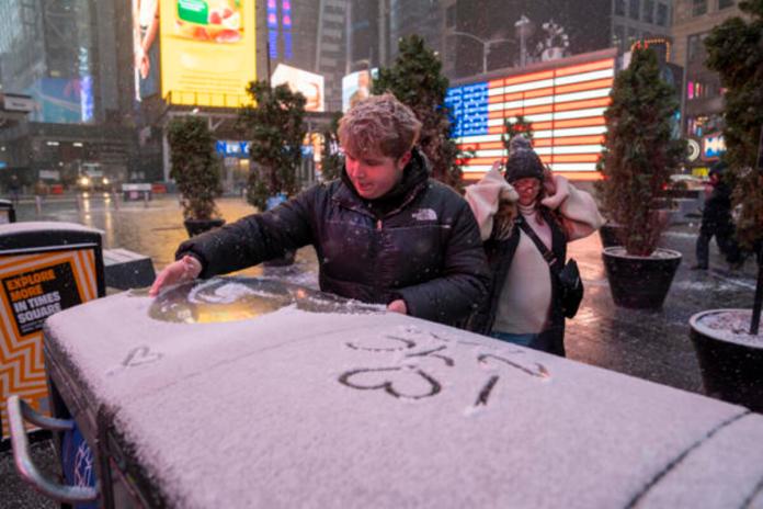 Primeras nevadas de la temporada afectan a EE.UU tras ola de aire ártico Foto: La Hora/ EFE