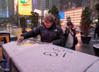 Primeras nevadas de la temporada afectan a EE.UU tras ola de aire ártico Foto: La Hora/ EFE