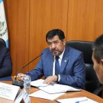 El diputado de la UNE, Miguel Ovalle, comentó que informó a la jefatura de la bancada la decisión de la interpelación a la ministra de Ambiente. Foto: Congreso de la República