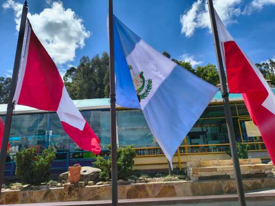 plaza minero bandera