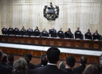 La Corte Suprema de Justicia no programó plenos extraordinarios para intentar elegir presidente cumpliendo un mes sin mandatario. Foto La Hora: Daniel Ramírez