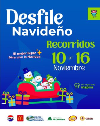 Estos son los recorridos de los desfiles navideños del 10 al 16 de noviembre en la Ciudad de Guatemala Foto: MuniGuate