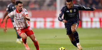 El Real Madrid empata ante el Girona 1-1 dejando el liderato en la tabla.