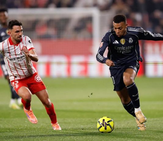El Real Madrid empata ante el Girona 1-1 dejando el liderato en la tabla.