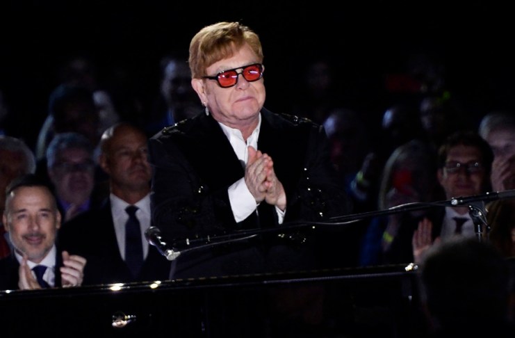 Archivo del cantautor inglés, Elton John, durante una presentación en Washington. Foto La Hora: EFE