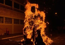 Quema del diablo