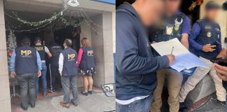 El MP y la PNC llevó a cabo el operativo para detener a los cinco agentes que cometieron el delito. Foto La Hora: MP