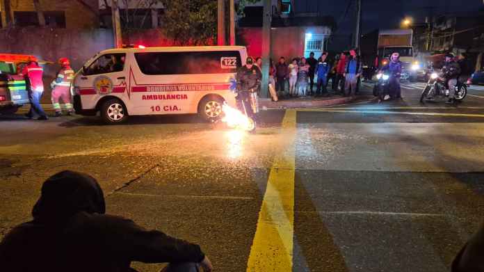 Accidente en Atanasio Tzul