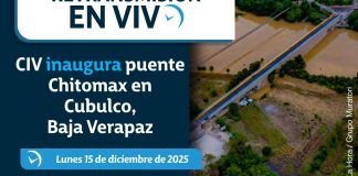 Retransmisión: CIV inaugura puente Chitomax en Cubulco, Baja Verapaz.