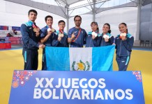Guatemala destaca y se posiciona como el país invitado con mejores resultados en los Juegos Bolivarianos Juegos Bolivarianos en Perú