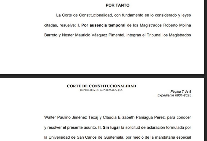 Nester Vásquez se ausentó en la aclaración solicitada por la USAC. Foto La Hora: cortesía