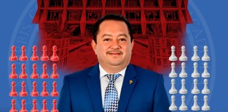 Con cargos vencidos y una mayoría a favor de Walter Mazariegos, así se divide el Consejo Superior Universitario actualmente. Diseño La Hora: Alejandro Ramírez