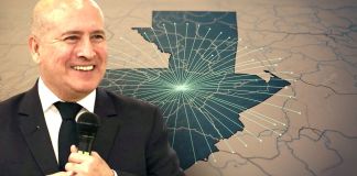 El magistrado de la Corte de Constitucionalidad, Néster Vásquez ha estado en gira departamental de cara a las elecciones 2026. Diseño La Hora: Alejandro Ramírez