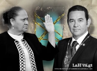 María Consuelo Porras y Jimmy Morales