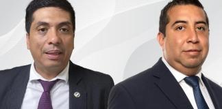 El juez Mynor Moto buscará ser magistrado de la Corte de Constitucionalidad (CC) con el apoyo de Wilson López. Diseño La Hora: Roberto Altán