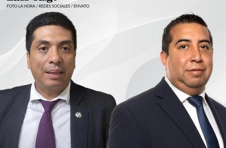 El juez Mynor Moto buscará ser magistrado de la Corte de Constitucionalidad (CC) con el apoyo de Wilson López. Diseño La Hora: Roberto Altán