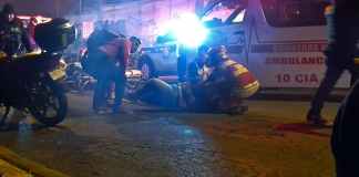 Accidente en Atanasio Tzul