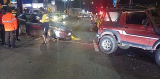 La Policía Municipal de Santa Catarina Pinula informó del percance vial que dejó una persona fallecida en el kilómetro 14.5 carretera a El Salvador. Foto La Hora: PMT Santa Catarina Pinula