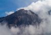 Volcán Santiaguito presenta actividad constante y lanza cenizas al Oeste Lanzamiento de Ceniza por actividad constante del volcán Santiaguito. Foto La Hora: Conred