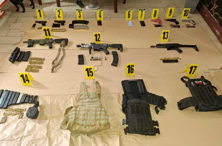 Así fue el hallazgo de un arsenal oculto en una vivienda de Escuintla y esto localizaron