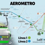 La ruta del AeroMetro. Arte La Hora: Alejandro Ramírez.