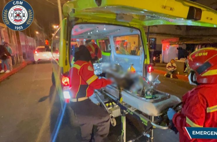 Ataque armado en zona 5 capitalina. Foto La Hora: CBM.