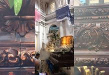 Procesión de la Consagrada Imagen de la Inmaculada Concepción. Foto La Hora: José Manuel López Rivera.