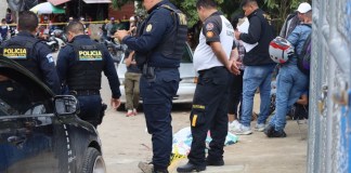 Ataque armado registrado en la aldea el Durazno, Chinautla. Foto La Hora: CVB