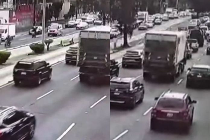 Monitoreo por aumento de tránsito en la calzada Aguilar Batres. Foto La Hora: Amílcar Montejo