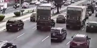 Monitoreo por aumento de tránsito en la calzada Aguilar Batres. Foto La Hora: Amílcar Montejo